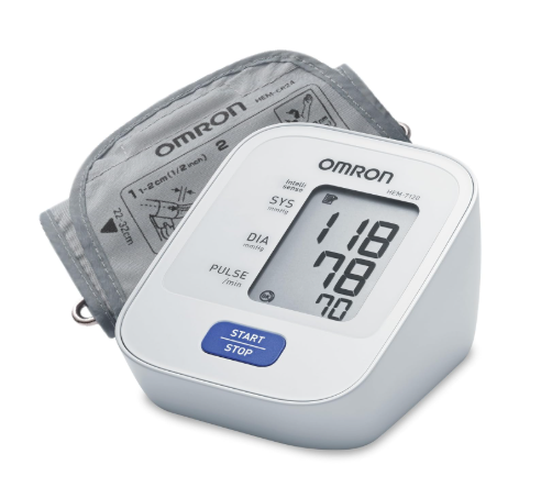 Omron HEM 7120 Fully Automatic Digital Blood Pressure Monitor With Intellisense Technology For Most Accurate Measurement - Arm Circumference (22-32Cm)