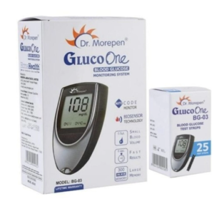 Dr. Morepen BLOOD GLUCOSE MONITORING SYSTEM MACHINE Glucometer (GREY, BLACK)