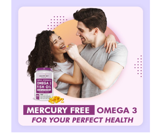 HealthyHey Nutrition Fish Oil Capsules Omega 3 60 Softgel For Women and Men | Triple Strength Fish Oil | Burpless, EPA 600 - DHA 400 Supplement - Image 5